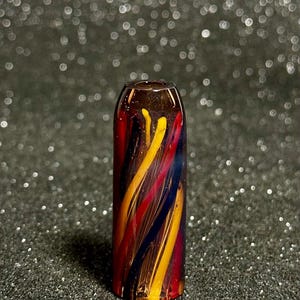 Bullet “BYR” – The Ultimate Handcrafted Collectable Glass Tip,  15mm x 43mm, 1 psc