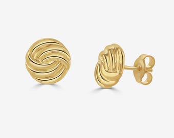 Kira Knot Stud Earrings