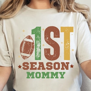 Football First Birthday Family Matching Shirts, Mama Daddy Football 1st Birthday Tshirts, Football Theme Birthday Outfit One Year season tee