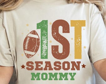 Football First Birthday Family Matching Shirts, Mama Daddy Football 1st Birthday Tshirt, Football Theme Birthday Outfit, 1st year down tee