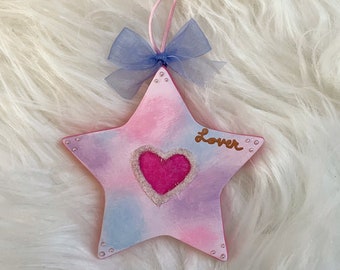 Lover Pastel Rainbow Ornament | Swiftie Themed Christmas Decor
