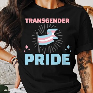 Transgender Pride T-Shirt, LGBTQ+ Unisex Tee, Trendy Graphic T-Shirt, Inclusive Pride Shirt, Comfortable Casual Wear