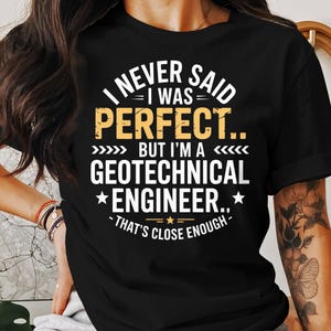 Rolig geoteknikerskjorta, unisex ingenjörsgåva