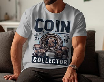 Coin Collector T-Shirt: Vintage Numismatist Design