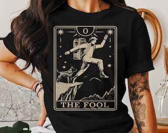 Camiseta de la carta del Tarot El Loco: Diseño unisex