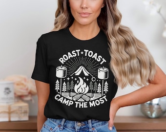 Roast Toast Camp T-Shirt: Funny Campfire Graphic Tee