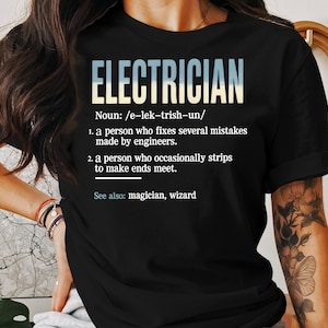 Electrician T-Shirt: Skilled Tradesman Apparel