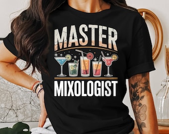 Master Mixologist T-Shirt: Cocktail Lover Gift, Bartender Tee