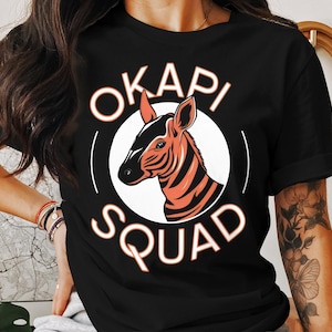 OKAPI Squad Unisex Graphic T-Shirt: Unique Animal Design