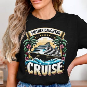 T-shirt moeder-dochter cruise: bijpassend T-shirt voor familievakantie