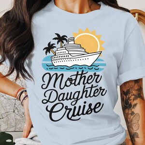 T-shirt moeder-dochter cruise: bijpassend vakantie-T-shirt