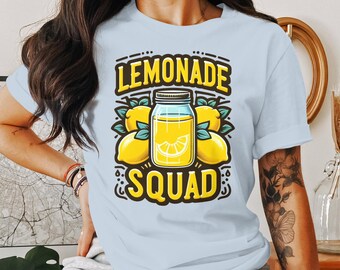 Lemonade Squad T-Shirt: Lustiges Lemon Lovers Tee