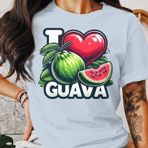 I Love Guava T-Shirt: Tropical Fruit Graphic Tee
