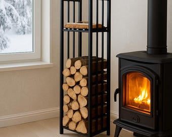 Log Firewood Holder, Indoor Firewood Rack
