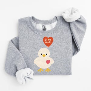 Valentine Day Sweatshirt Cute Woman Sweatshirt Heart Valentine Sweatshirt Cute Gift for Girlfriend Sweatshirt Woman Sweet Be Mine Sweatshirt
