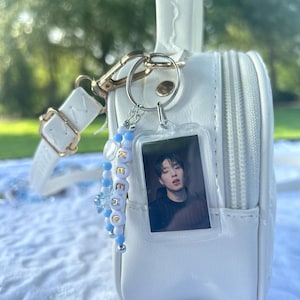 P1harmony Double-Sided Mini Bias Keychain for P1ece