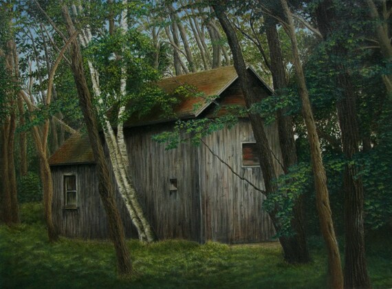 Barn In The Woods Etsy