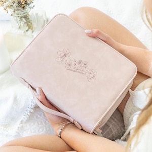 Bible Cover Case for Women Large Bible Case for Women Floral Bible Cover for Girls Christian Gift for Women Religious Gift