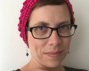 Cozy Bobble Headband - Bougainvillea