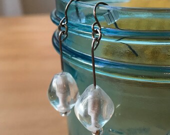 Glass Dangle Earrings