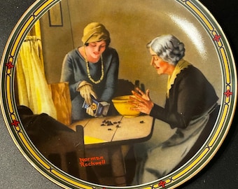 Vintage Norman Rockwell “A Family’s Full Measure” Plate