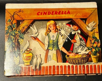 Vintage Cinderella Pop-Up Book 1961