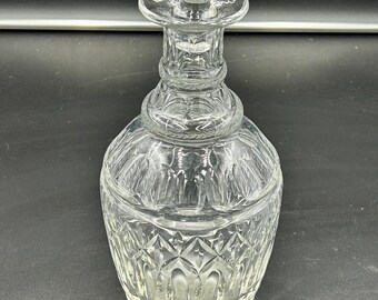 Vintage Crystal Glass Decanter 40’s-50’s