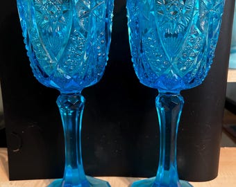 Vintage Glass Goblets