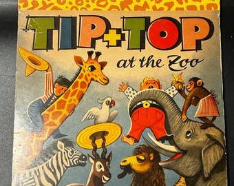 Vintage “Tip & Top At The Zoo” Pop-Up Book 1961
