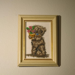 Embroidered picture Teddy Bear