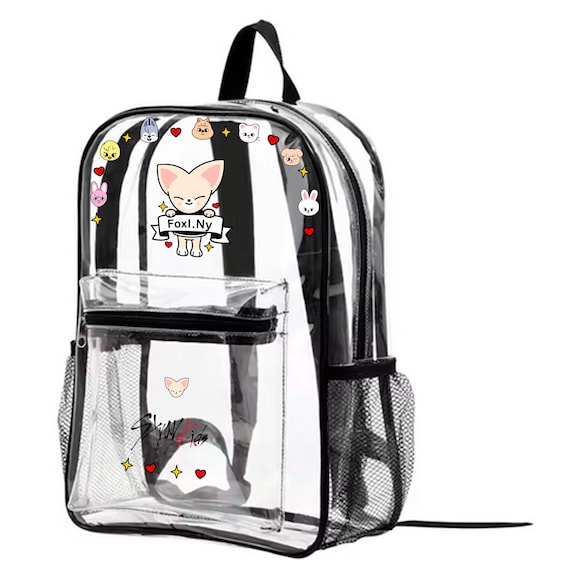 Stray Kids Backpack Transparent Vinyl *new Design. - Etsy