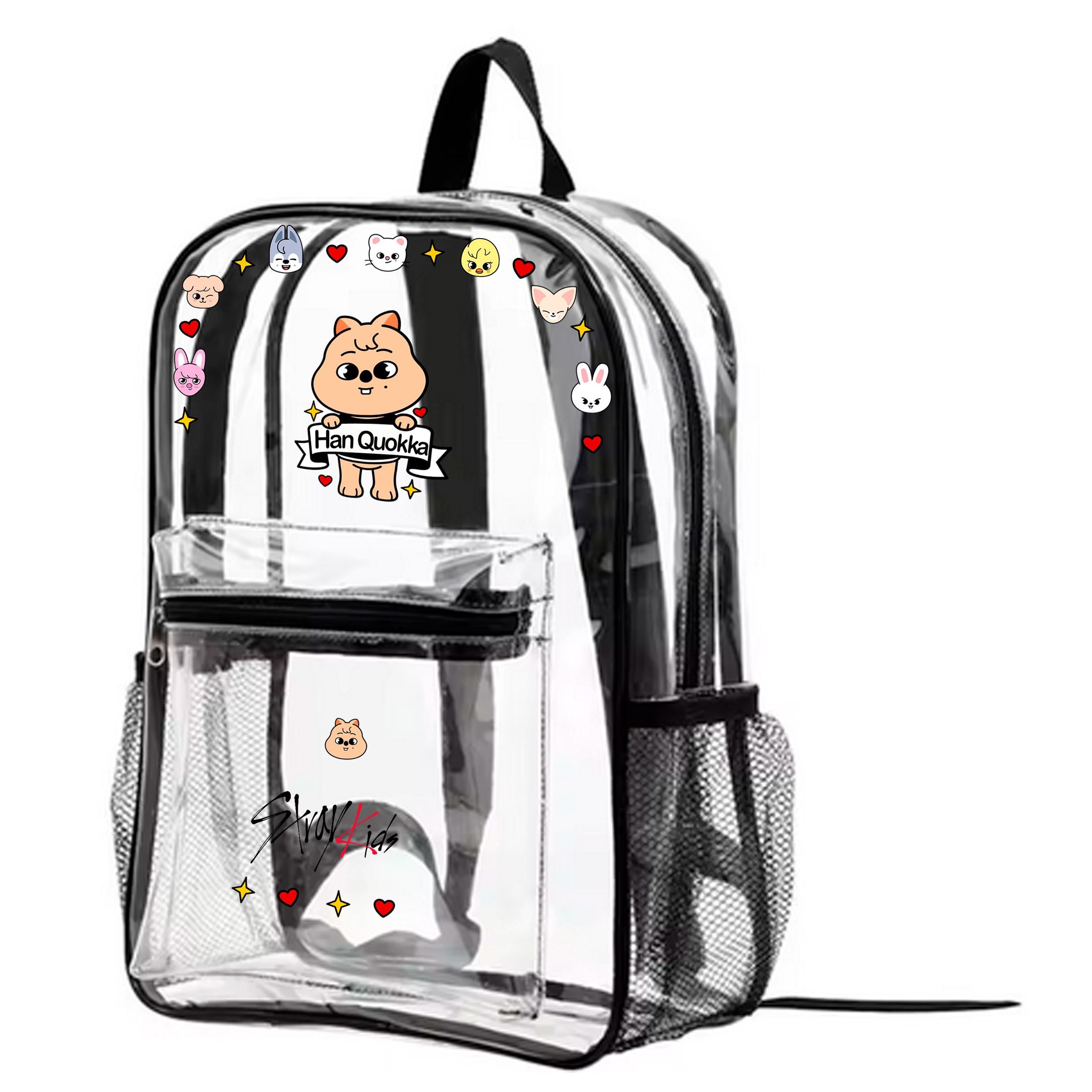 Stray Kids Backpack Transparent Vinyl *new Design. - Etsy