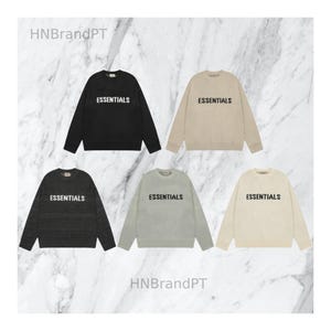 Comfortable Cotton Pullover Essentials Sweatshirt Casual Wear Halloween Streetwear Cozy
