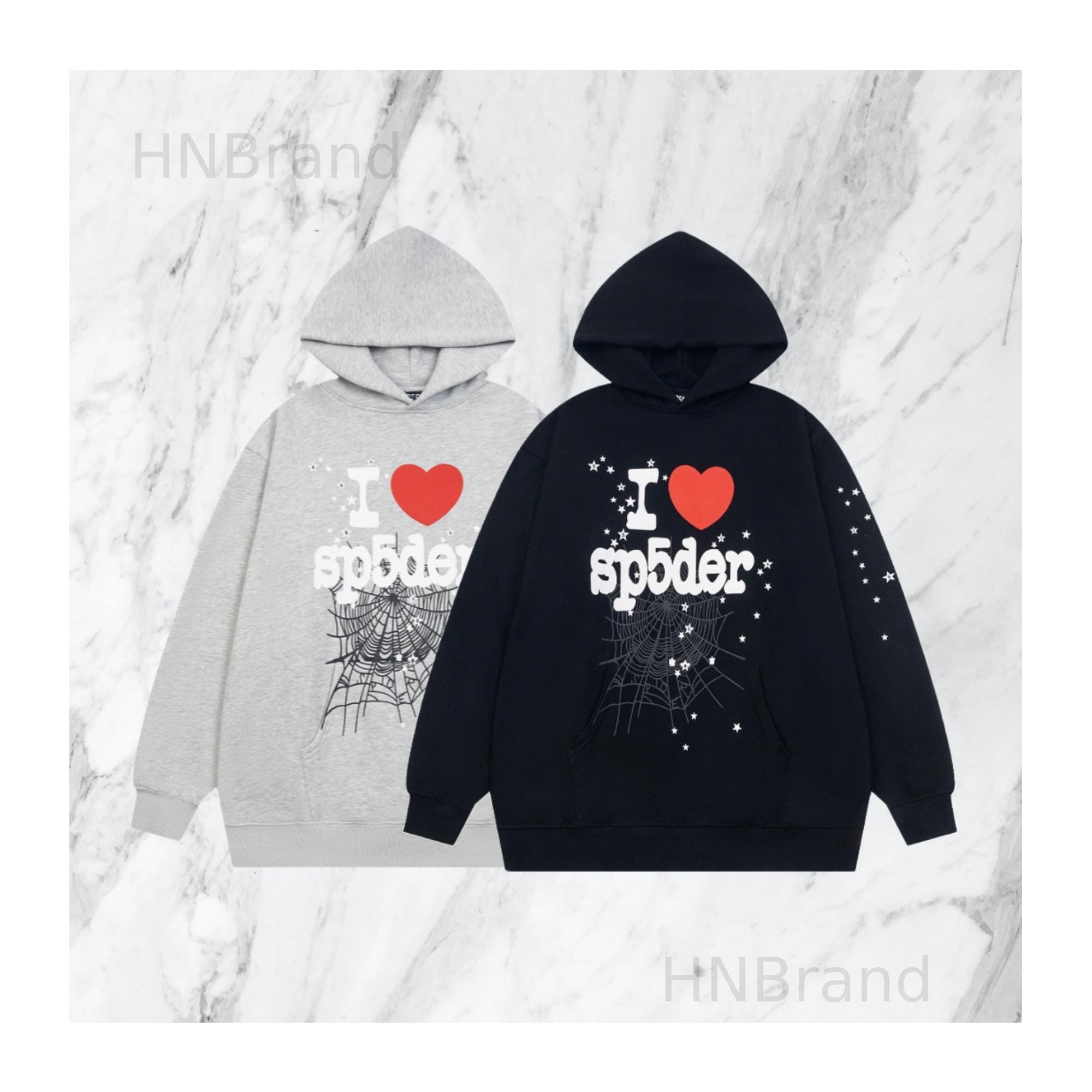 Sp5der Hoodie Grey - Etsy