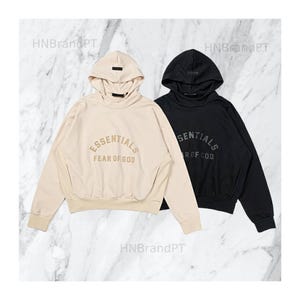 Kids Black Essentials Hoodie Etsy