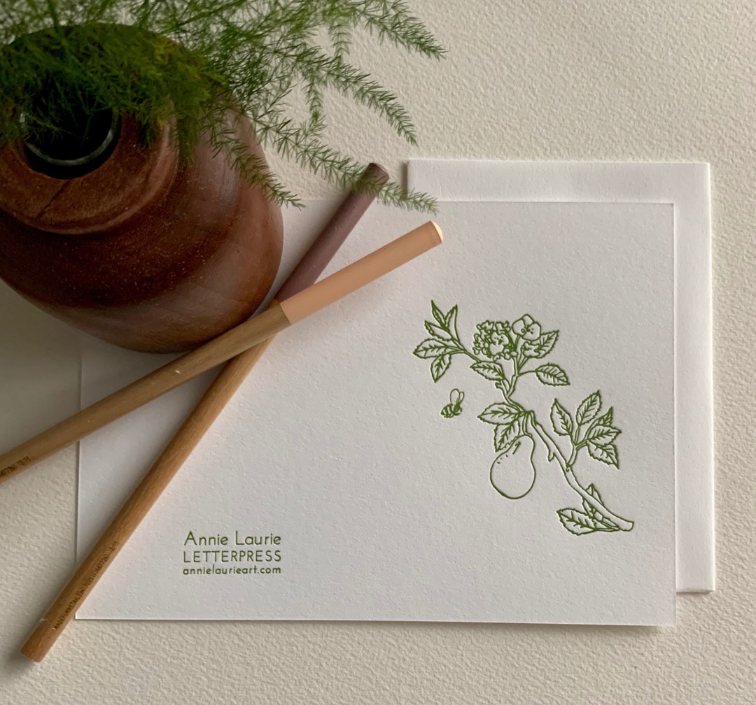 Letterpress Greeting Card Sets - Etsy