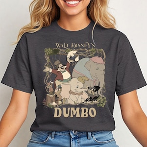 Walt Disney&#39;s Dumbo Shirt, Retro Dumbo T-Shirt, Disneyworld Flying Elephant Tee, Disneyland Family Vacation Sweatshirt