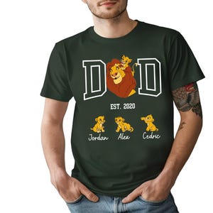 Lion King Dad Shirt, Custom Disney Lion King Dad & Sons Shirts, Disney Simba Mufasa Hakuna Matata Tee, Disneyland Family Safari Shirt