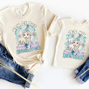 Es ist mein Geburtstag Elsa Shirt, Benutzerdefinierte Gefrorene Prinzessin Geburtstagskind T-Shirt, Disney Familie Passendes Geburtstag T-Shirt, Disneyland Geburtstagsparty Shirt
