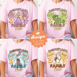 Disney Tangled Family Trip Shirts, Princess Rapunzel Matching T-Shirts, Pascal And Maximus Tee, Disneyland Family Vacation Sweatshirt