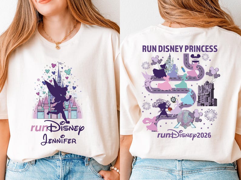 Run Disney Princess Shirt, Marathon Merida & Elsa Sweatshirt, Running Lover Hoodie, Moana And Belle Tee, Disneyland Trip Sweater