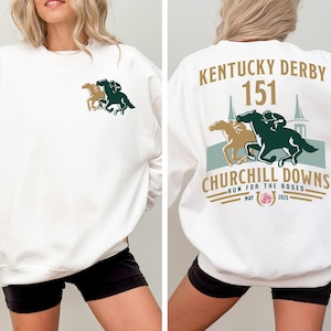 Kentucky Derby Race 2025 Shirt, Run For the Roses Shirt, Horse Racing Lover Sweater, Kentucky Race Weekend Shirt, Churchill Downs Racing Tee