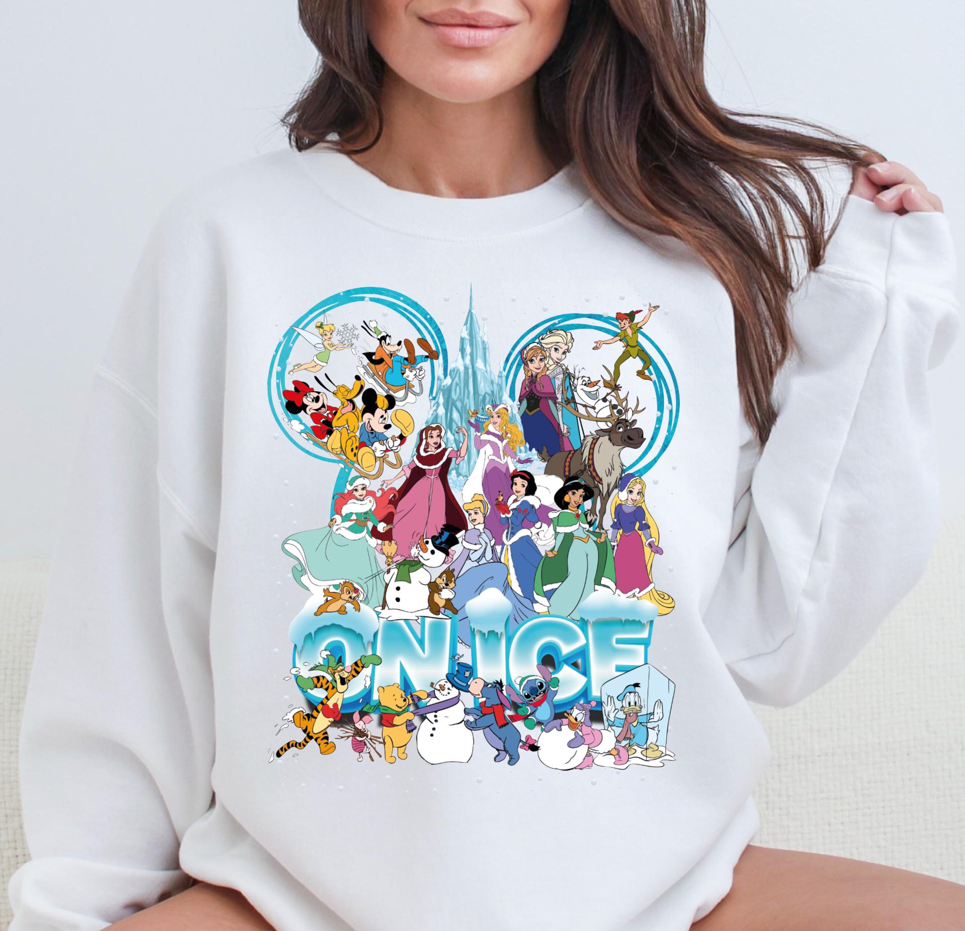 Disney on Ice Sweatshirt, Princess on Ice Hoodie, Mickey & Friends