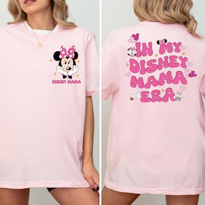 In My Disney Mama Era Shirt, Minnie Mom Shirt, Disney Mommy Sweater, Disney Mothers Day Shirt, Disneyland Family Vacation Shirt
