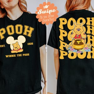 Disney Winnie The Pooh Shirts, Piglet & Eeyore Groovy T-Shirts, Tigger And Kanga Tees, Disneyland Family Vacation Sweatshirts
