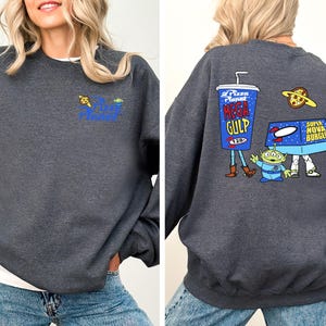 Toy Story Pizza Planet T-Shirt, Disney Woody & Buzz Lightyear Shirt, Infinity And Beyond Shirt, Disneyland Vacation Sweatshirt