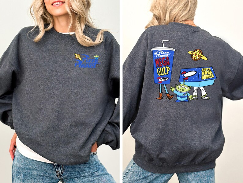 Toy Story Pizza Planet T-Shirt, Disney Woody & Buzz Lightyear Shirt, Infinity And Beyond Shirt, Disneyland Vacation Sweatshirt