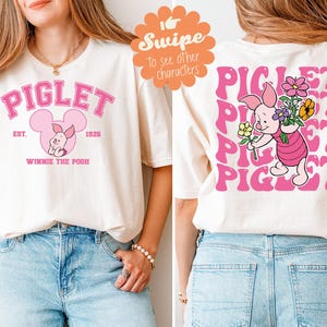 Disney Winnie The Pooh Shirts, Piglet & Eeyore Groovy T-Shirts, Tigger And Kanga Tees, Disneyland Family Vacation Sweatshirts