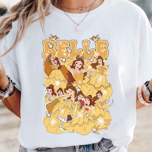 Disney Princess Belle Shirt, Beauty And The Beast Hoodie, Epcot Girls Trip Sweatshirt, Disneyland Family Trip T-shirt