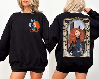 Camiseta de la Princesa Mérida de Disney, camiseta personalizada de Valiente, camiseta "Nuestro destino vive en nosotros", sudadera de vacaciones familiares en Disneyland